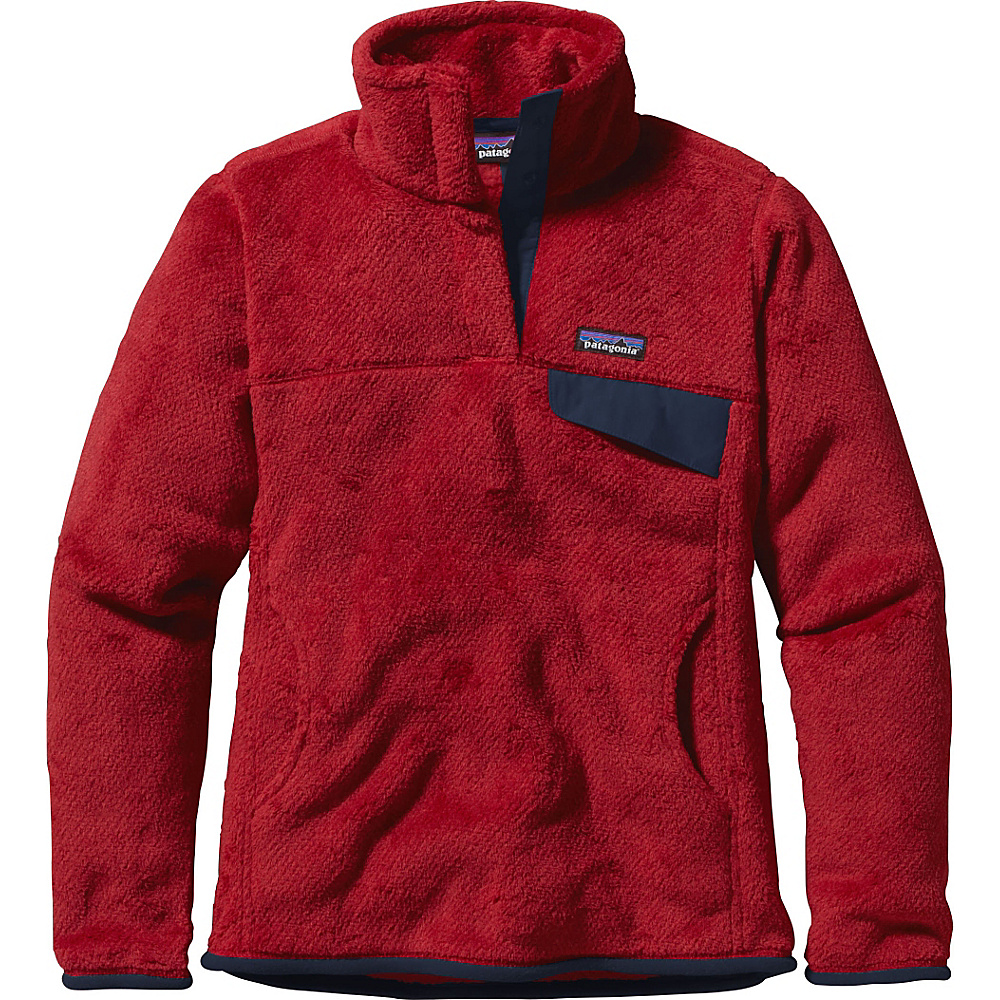 Patagonia Womens Re Tool Snap T Pullover S Raspen Red Raspen Red X Dye Patagonia Women s Apparel