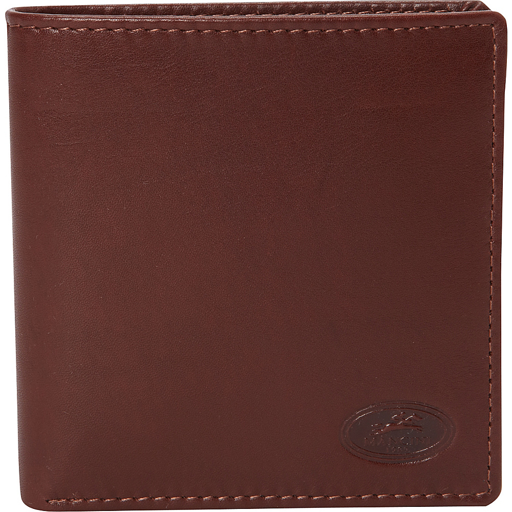 Mancini Leather Goods RFID Secure Mens Hipster Wallet Cognac Mancini Leather Goods Men s Wallets