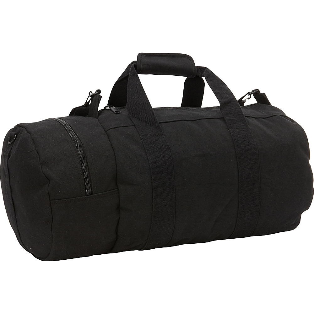 Fox Outdoor Canvas Roll Bag with End Pockets 12 x24 Black Fox Outdoor Outdoor Duffels