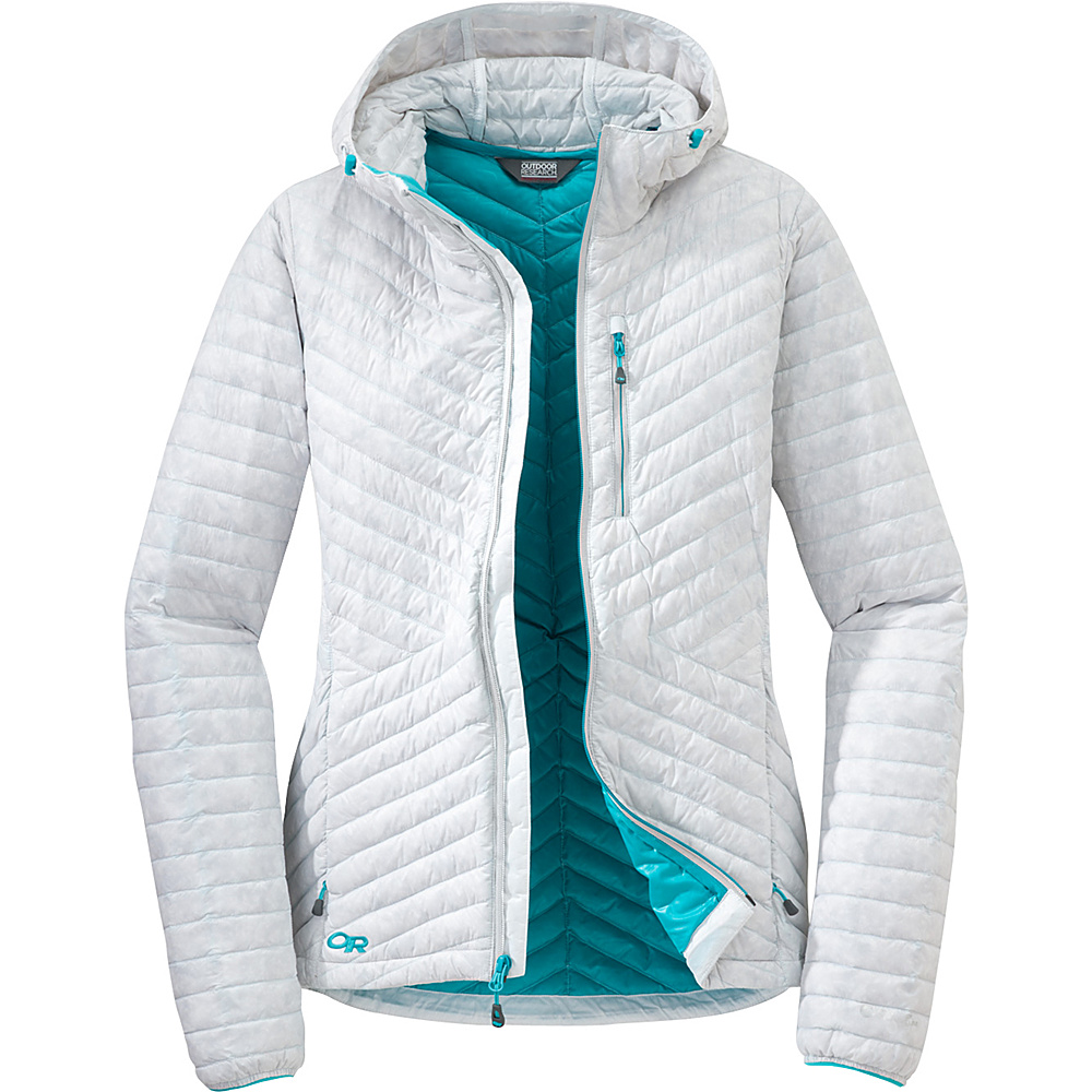 Outdoor Research Women s Verismo Hooded Jacket L White Outdoor Research Women s Apparel