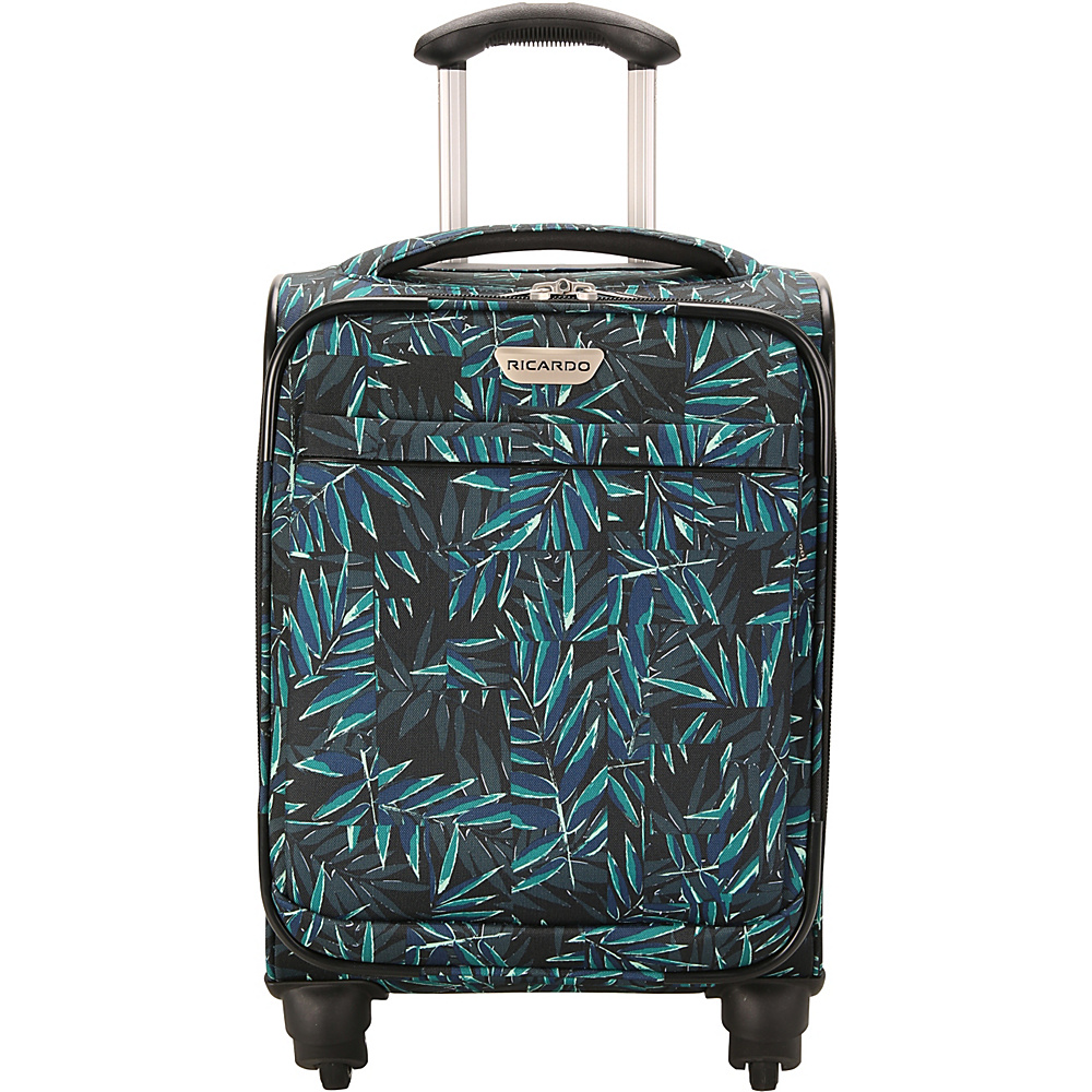 Ricardo Beverly Hills Mar Vista 2.0 17 Inch Carry On Spinner Upright Mystic Green Palm Ricardo Beverly Hills Softside Carry On