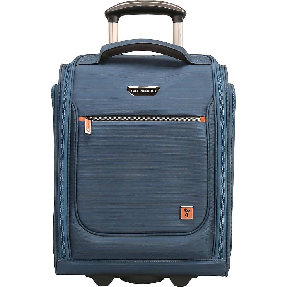 Ricardo Beverly Hills San Marcos 16 Under Seat Rolling Tote Mid Teal Ricardo Beverly Hills Softside Carry On