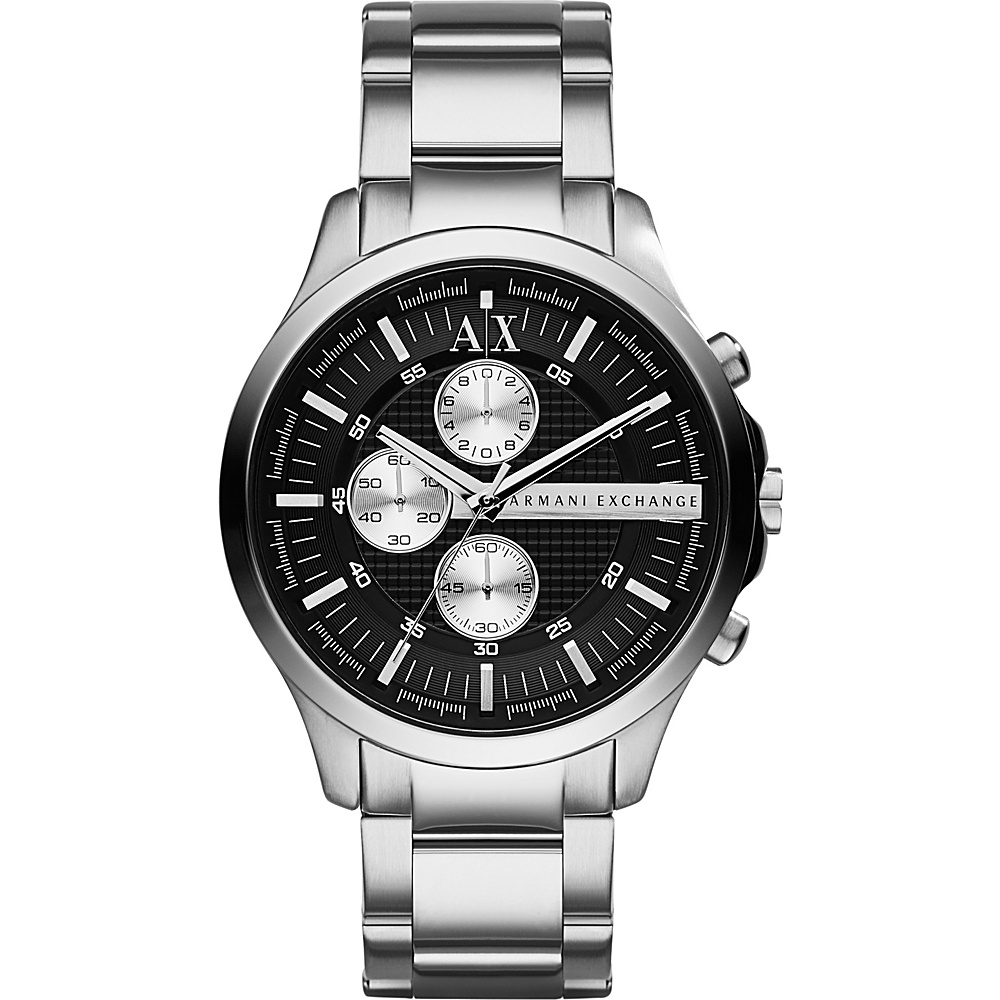 A X Armani Exchange Hampton Chrono Watch Silver A X Armani Exchange Watches