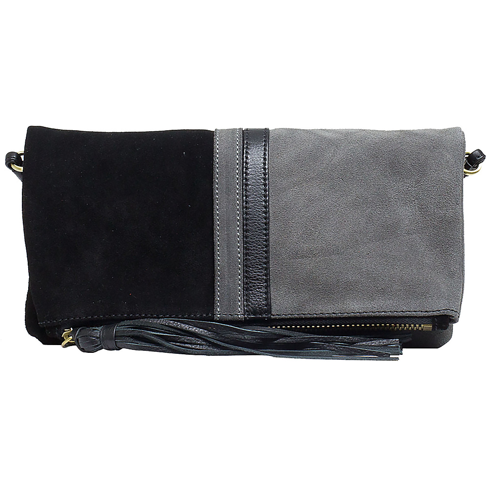 Sanctuary Handbags Retro Fashion Clutch Black Grey Mica Sanctuary Handbags Designer Handbags