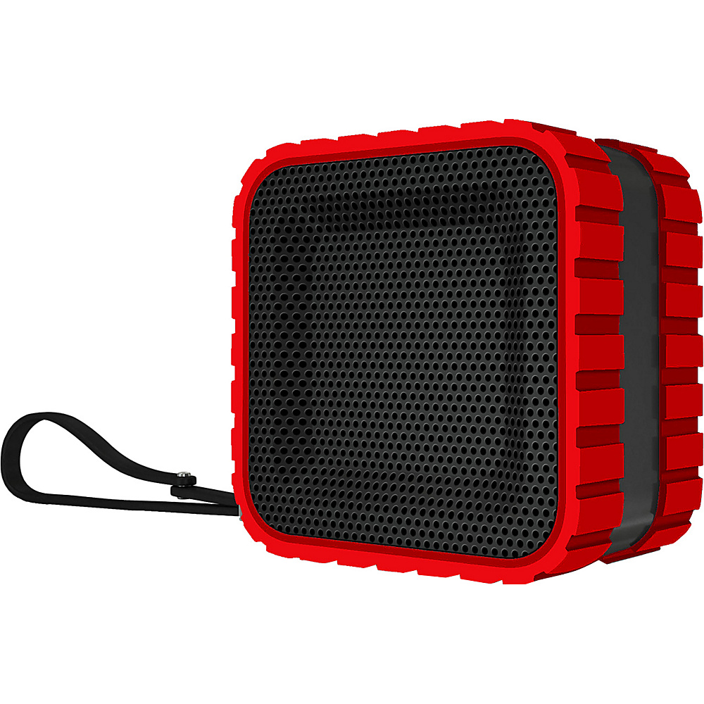 Coleman SoundTrail Cube Water Resistant Bluetooth Speaker Red Coleman Headphones Speakers