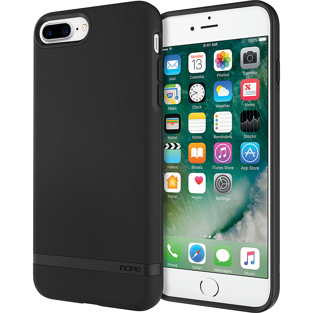 Incipio Esquire Series for iPhone 7 Plus Carnaby Black CBK Incipio Personal Electronic Cases