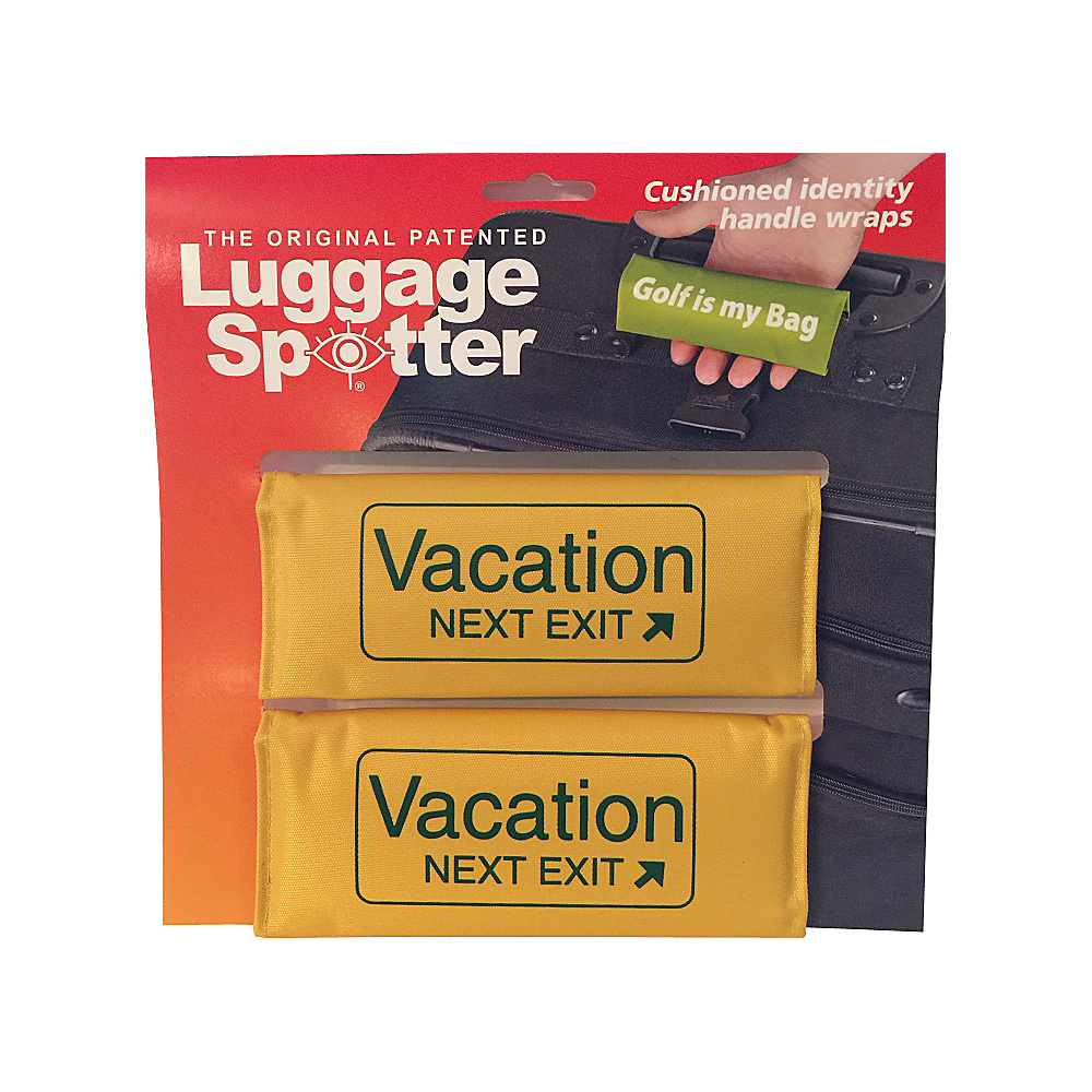 Luggage Spotters Vacation Next Exit Luggage Spotter Yellow Luggage Spotters Luggage Accessories