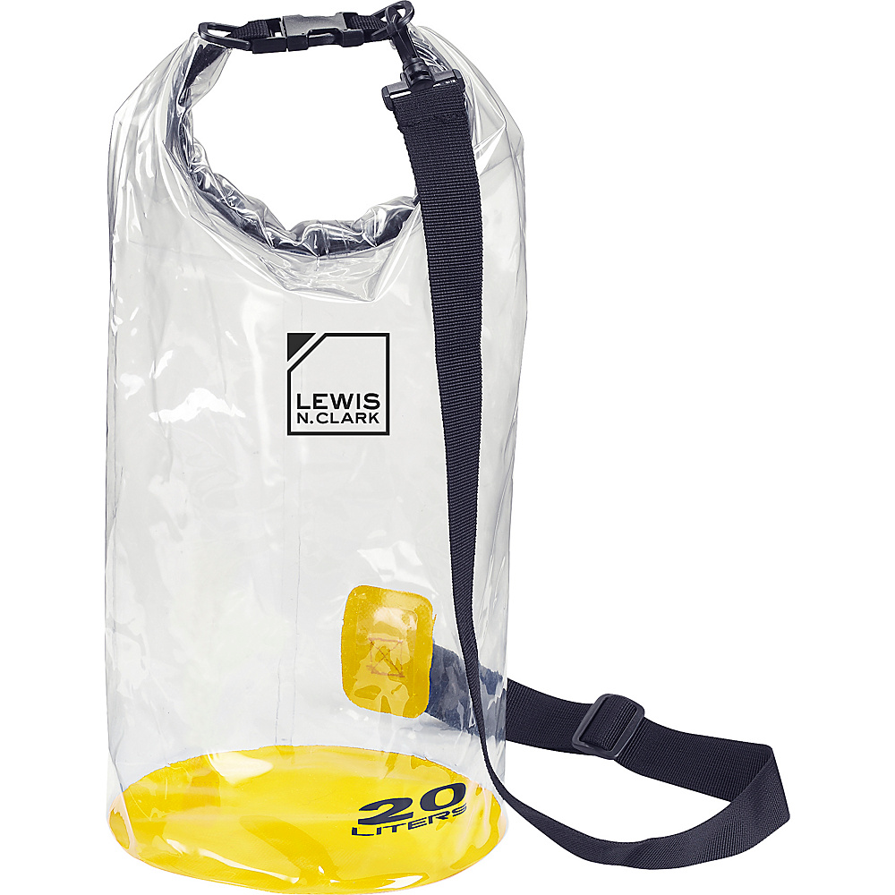 Lewis N. Clark Clear Dry Bag 20L Clear Lewis N. Clark Electronic Cases