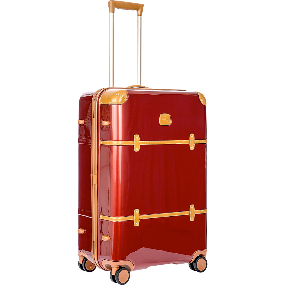 BRIC S Bellagio 2.0 27 Spinner Trunk Shiny Red BRIC S Softside Checked