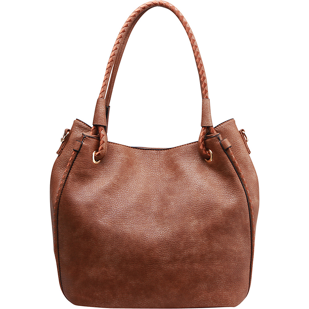 MKF Collection Nina Shoulder Handbag Brown MKF Collection Manmade Handbags