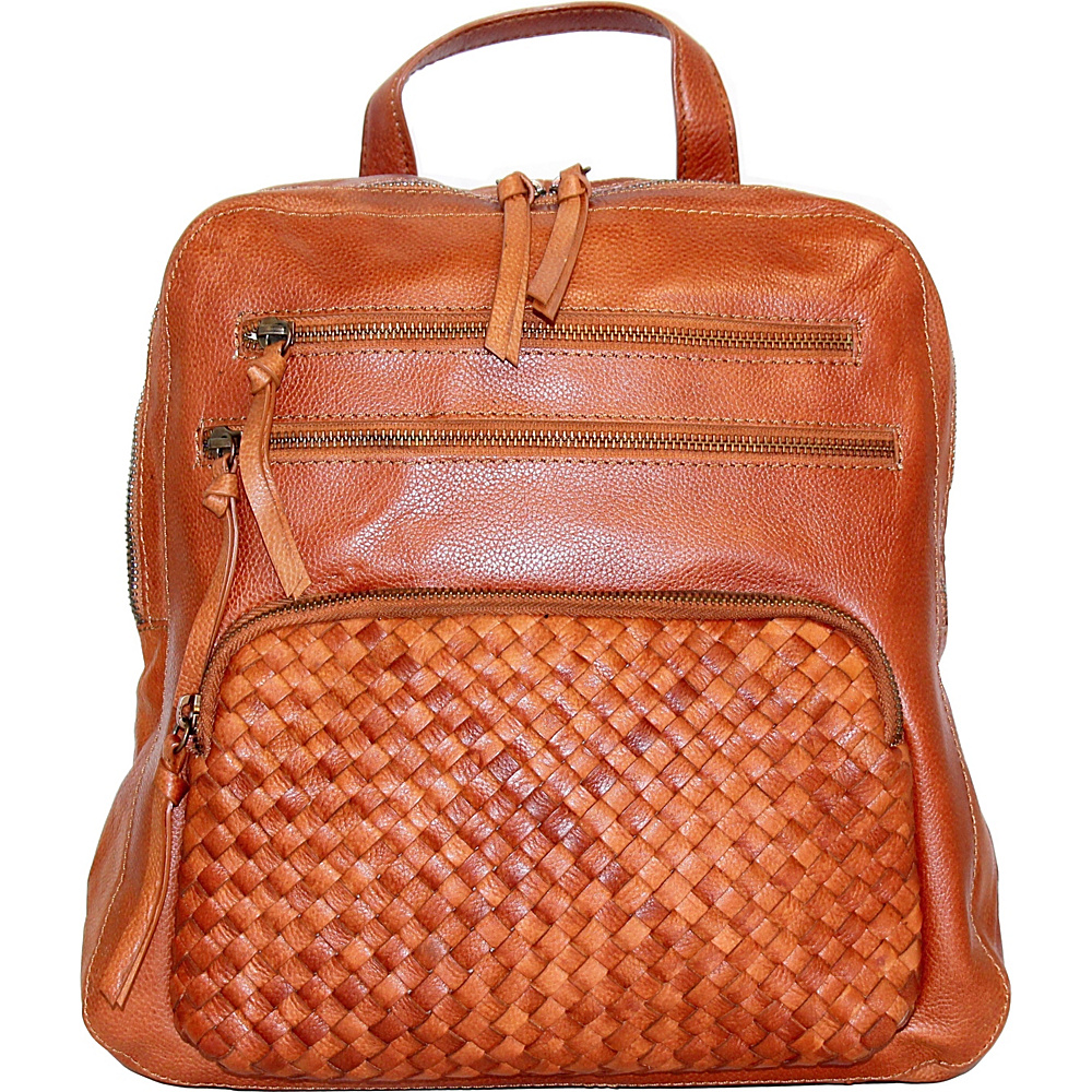 Nino Bossi Daffodil Bud Backpack Cognac Nino Bossi Leather Handbags