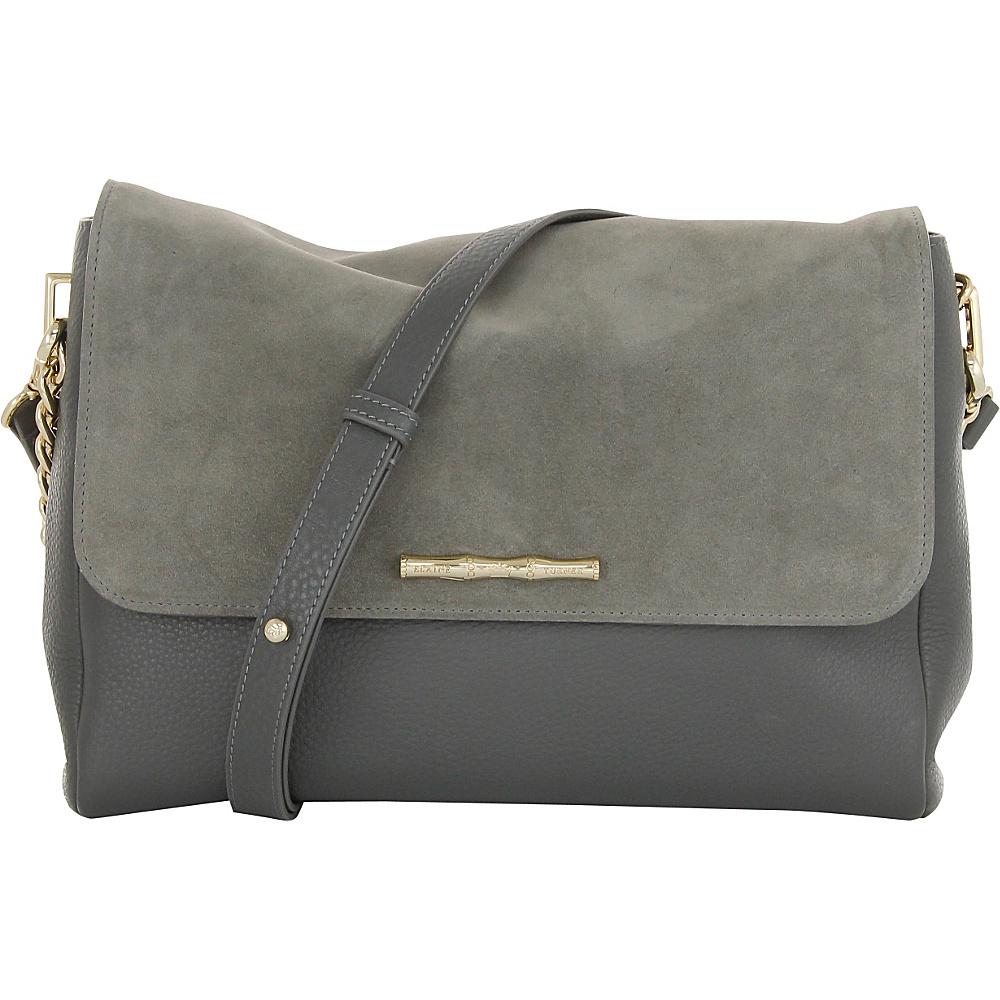 Elaine Turner Naimie Shoulder Bag Dove Grey Elaine Turner Designer Handbags