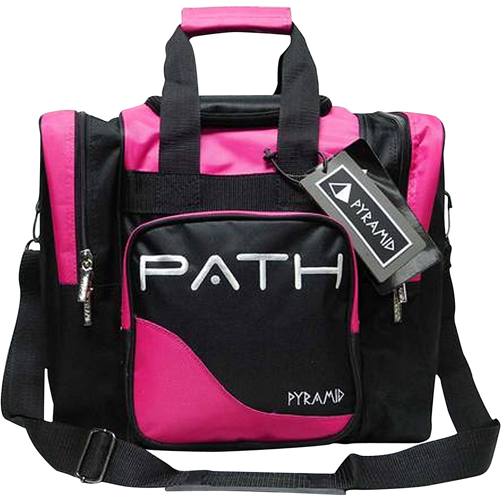 Pyramid Path Pro Deluxe Single Tote Bowling Bag Hot Pink Pyramid Bowling Bags