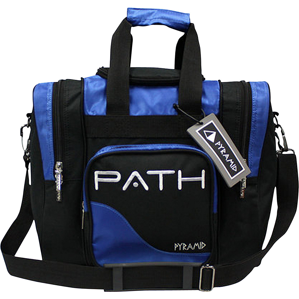 Pyramid Path Pro Deluxe Single Tote Bowling Bag Royal Blue Pyramid Bowling Bags