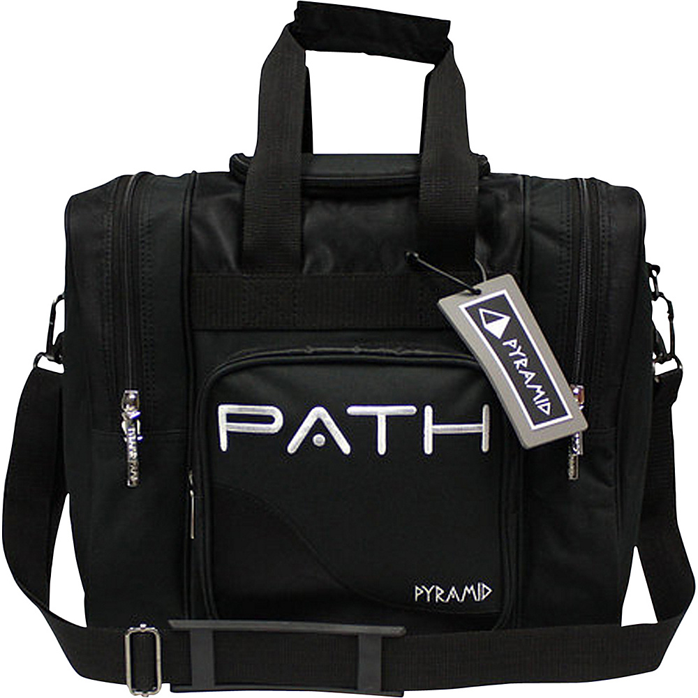 Pyramid Path Pro Deluxe Single Tote Bowling Bag Black Pyramid Bowling Bags