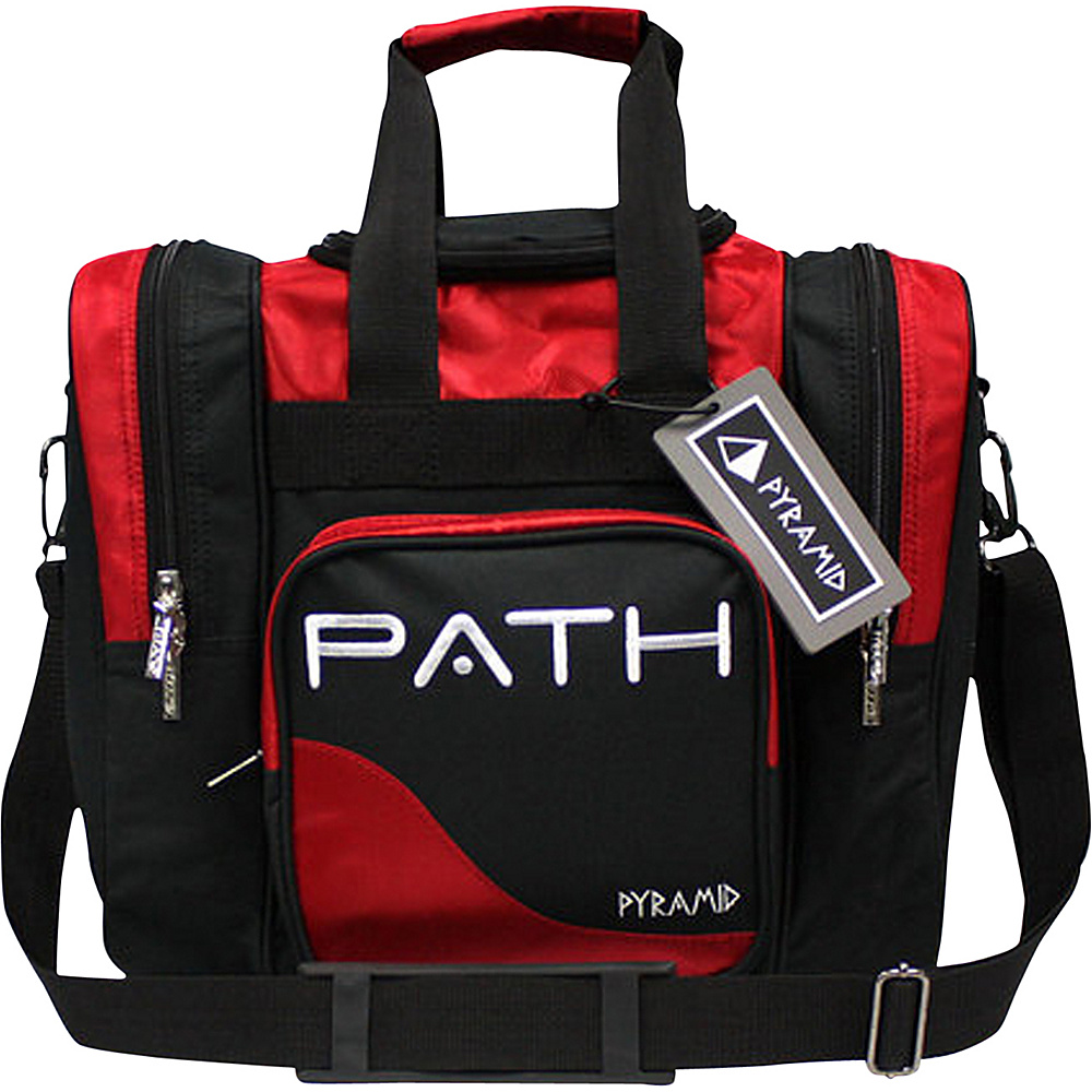 Pyramid Path Pro Deluxe Single Tote Bowling Bag Red Pyramid Bowling Bags