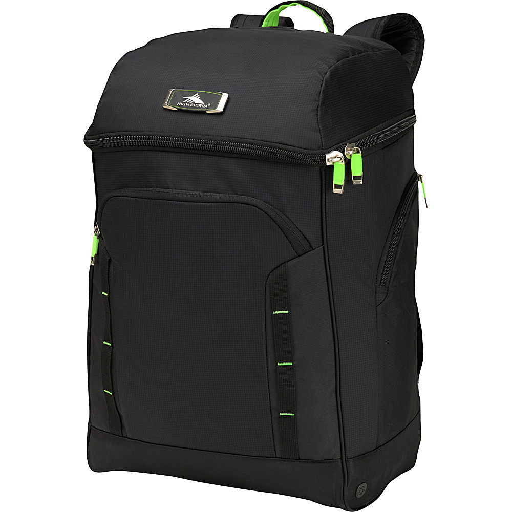 High Sierra Pro Series Deluxe Bucket Boot Bag Black Zest High Sierra Ski and Snowboard Bags