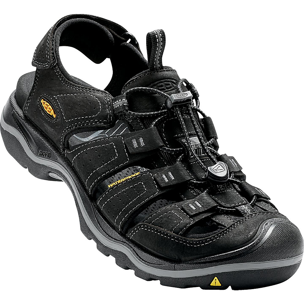 KEEN Mens Rialto Sandal 11 Black Gargoyle KEEN Men s Footwear