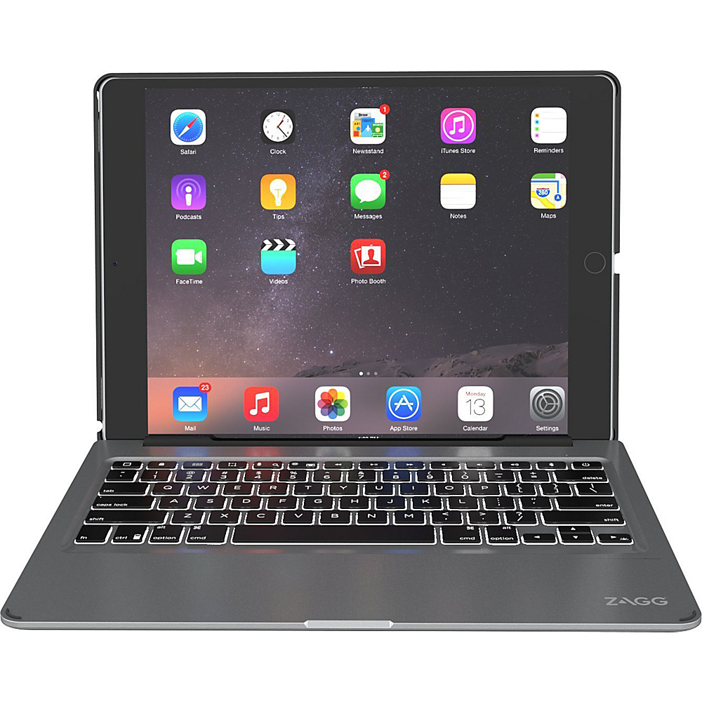 Zagg Ultrathin Slim Book Hinged Backlit Keyboard for iPad Pro 12.9 Black Zagg Electronic Cases