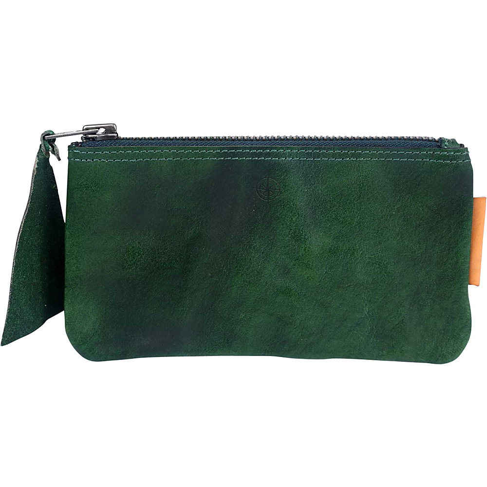 Old Trend Joe Clutch Green Old Trend Leather Handbags
