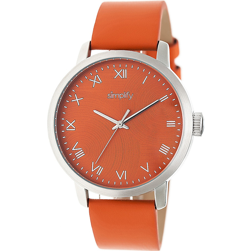 Simplify The 4200 Unisex Watch Orange Simplify Watches