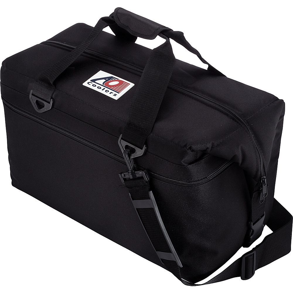 AO Coolers 36 Pack Canvas Soft Cooler Black AO Coolers Outdoor Coolers