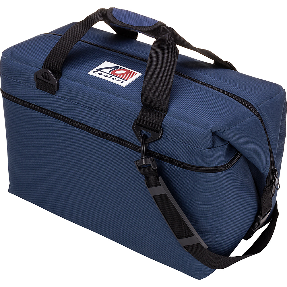AO Coolers 36 Pack Canvas Soft Cooler Navy Blue AO Coolers Outdoor Coolers