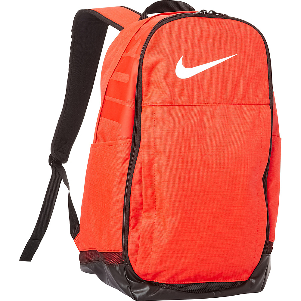 Nike Brasilia 7 XL Laptop Backpack Max Orange Black White Nike Business Laptop Backpacks