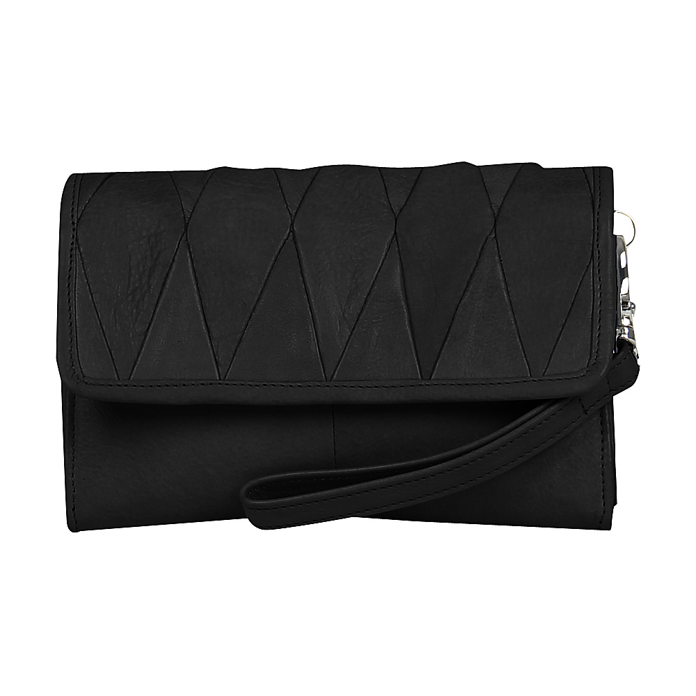 Day Mood Hale Clutch Black Day Mood Leather Handbags