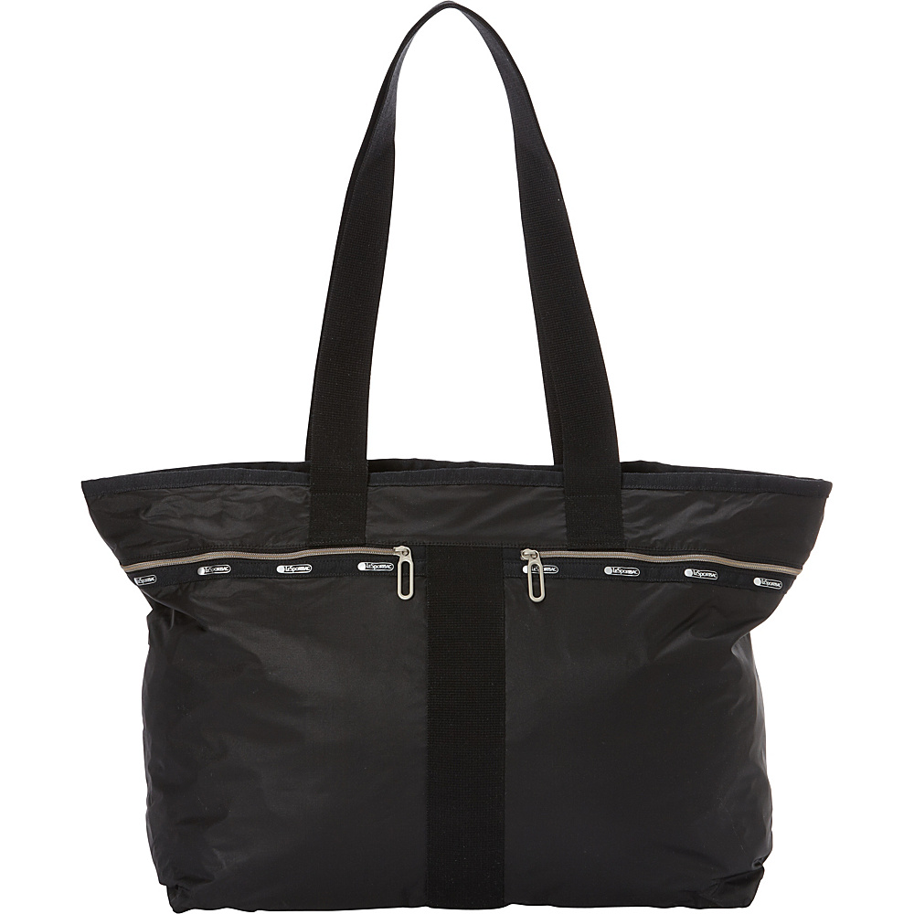 LeSportsac Street Tote True Black C LeSportsac Designer Handbags