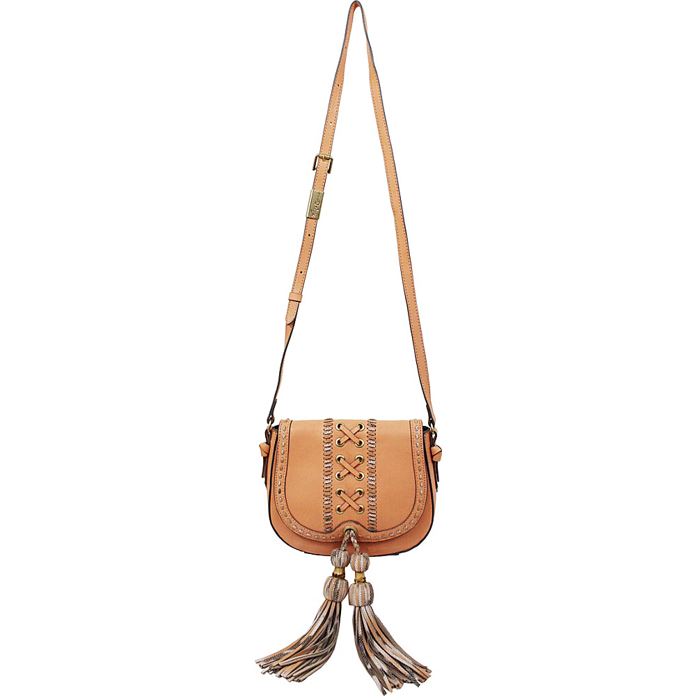 Foley Corinna Sarabi Saddle Bag Candied Peach Foley Corinna Leather Handbags