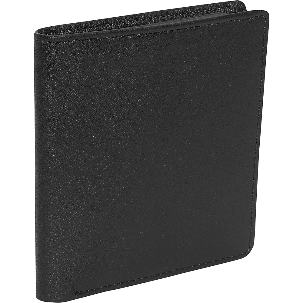 Royce Leather Men s Two Fold Wallet Black