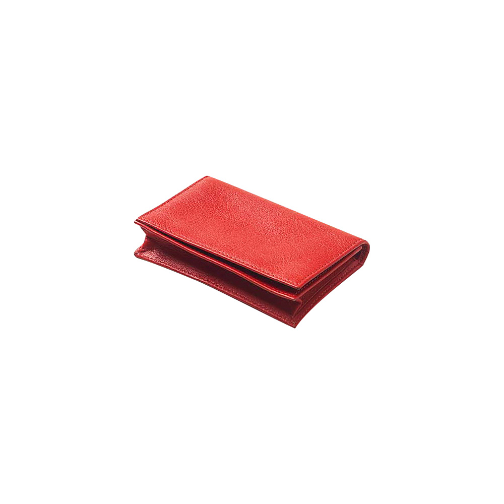 Clava Color ID Slim Wallet Red