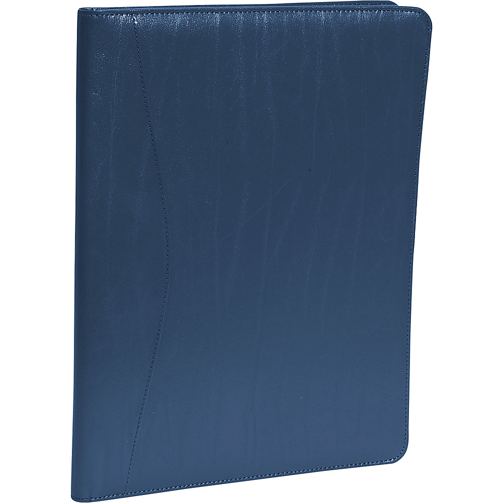 Royce Leather Padfolio Blue