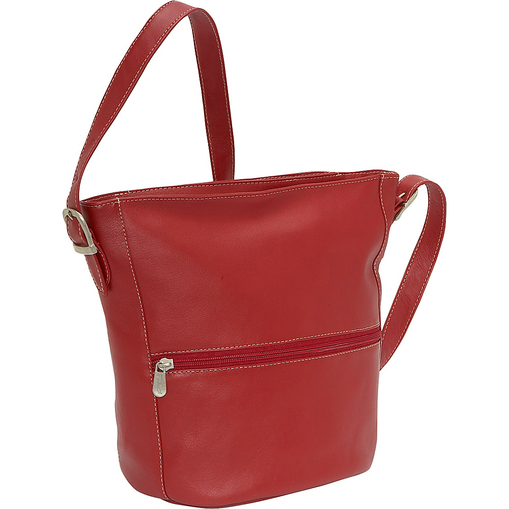 Piel Bucket Bag Red