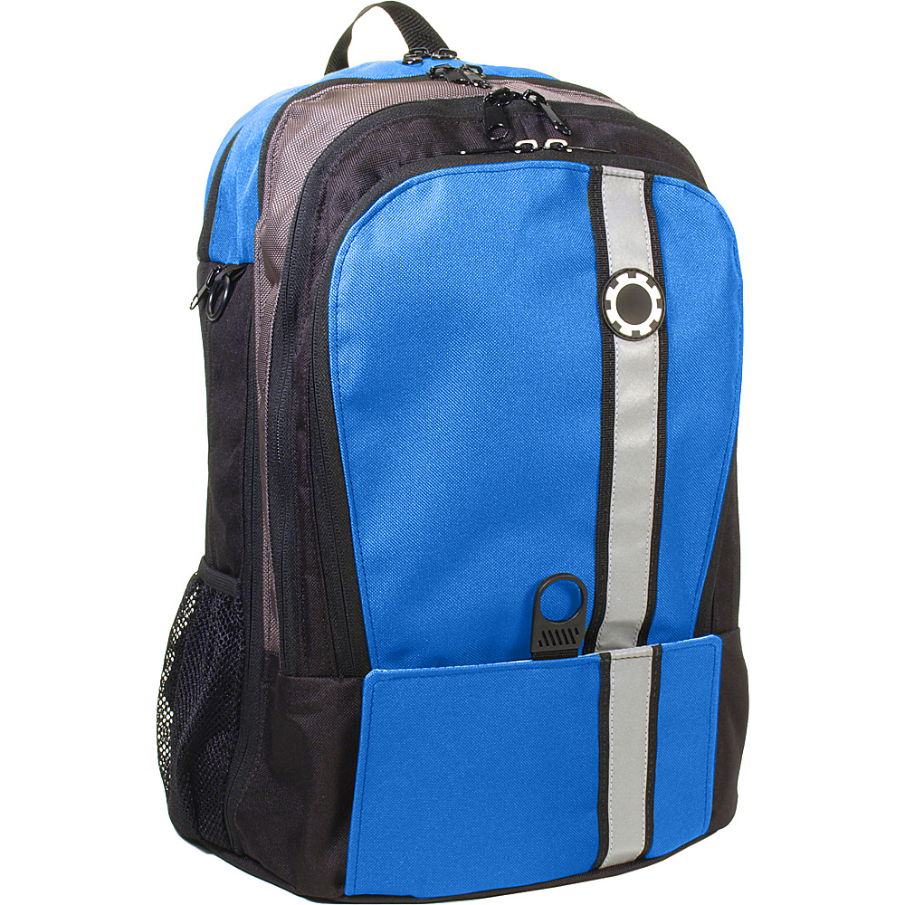 DadGear Backpack Retro Stripe Diaper Bag Slate Blue