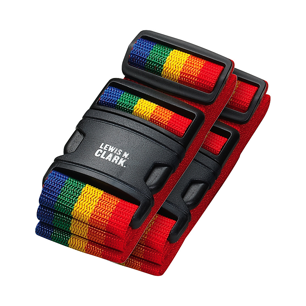 Lewis N. Clark 2 Deluxe Travel Belts Rainbow