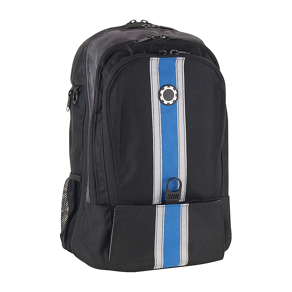 DadGear Backpack Center Stripe Diaper Bag Blue