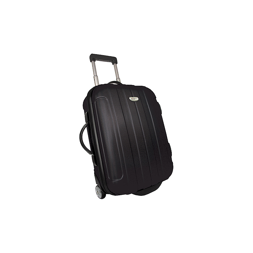 Traveler s Choice Rome 20 in. Hardside Rolling Carry On Black Traveler s Choice Hardside Carry On