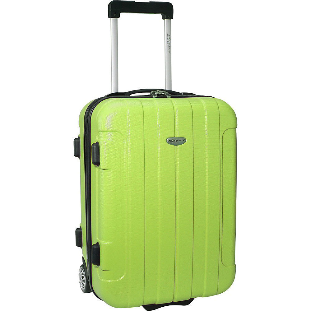 Traveler s Choice Rome 20 in. Hardside Rolling Carry On Green Traveler s Choice Hardside Carry On