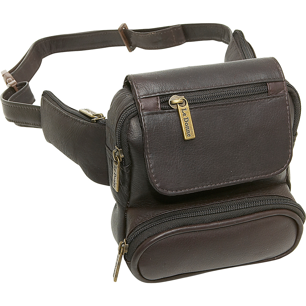 Le Donne Leather Traveler Waist Bag Caf
