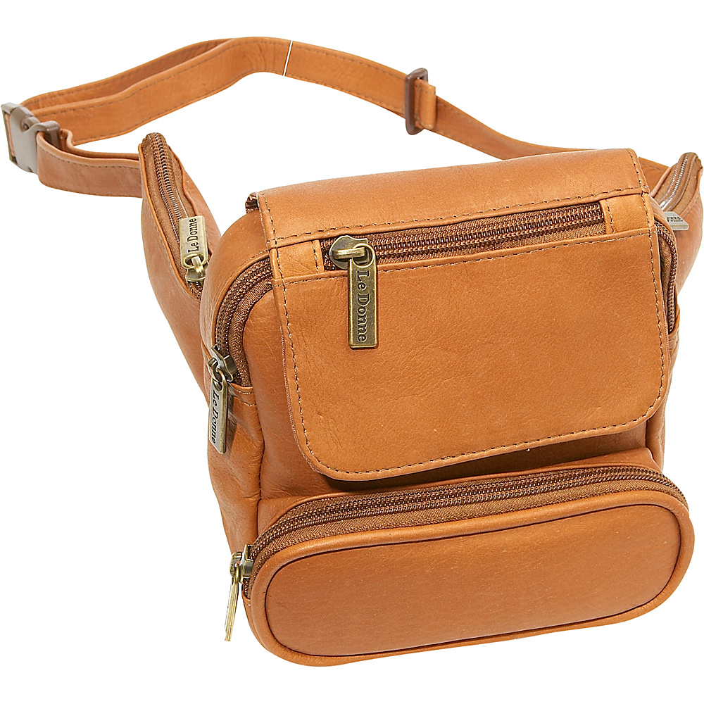 Le Donne Leather Traveler Waist Bag Tan