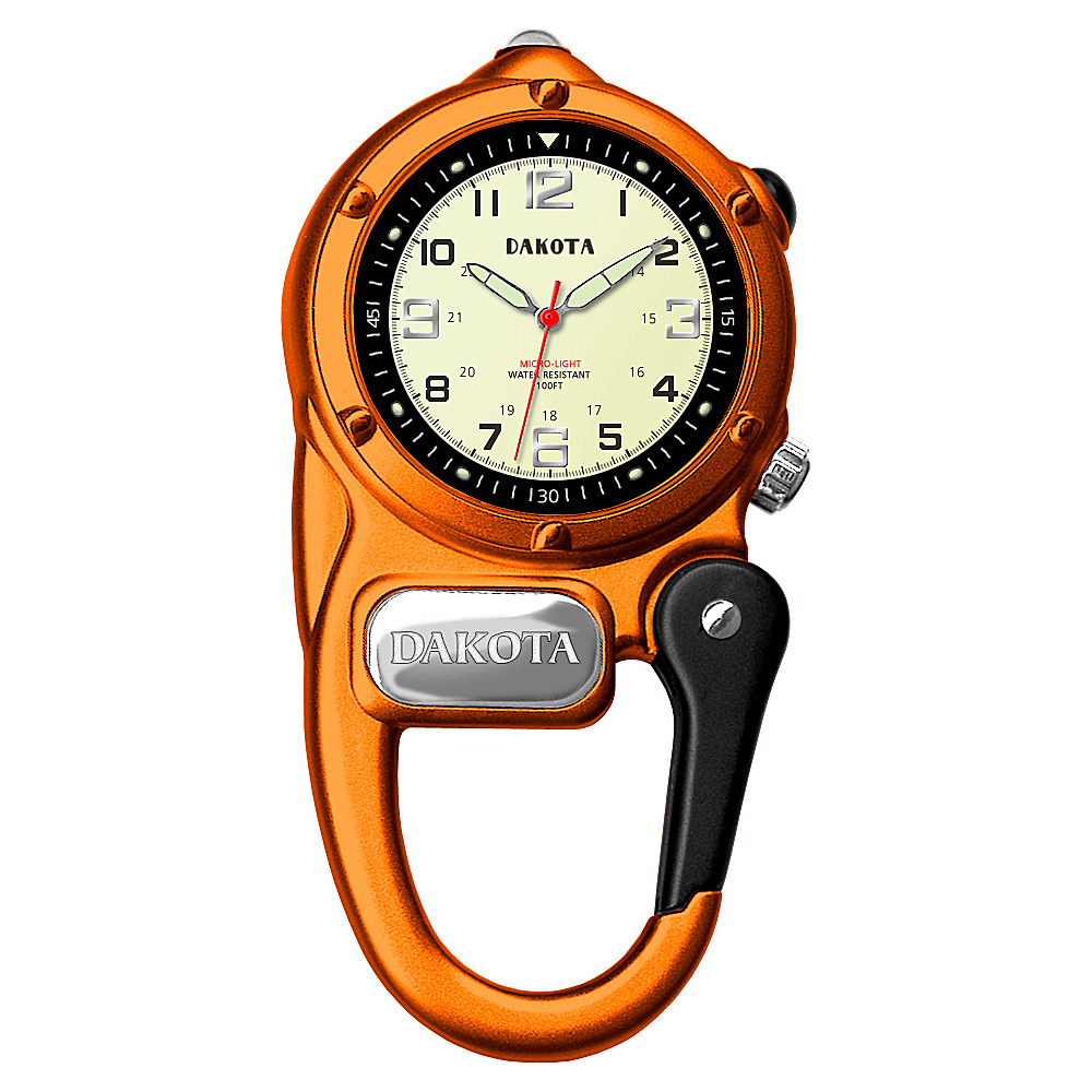 Dakota Watch Company Mini Clip Microlight Orange