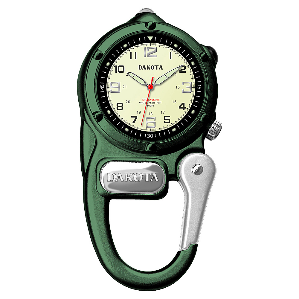 Dakota Watch Company Mini Clip Microlight Green