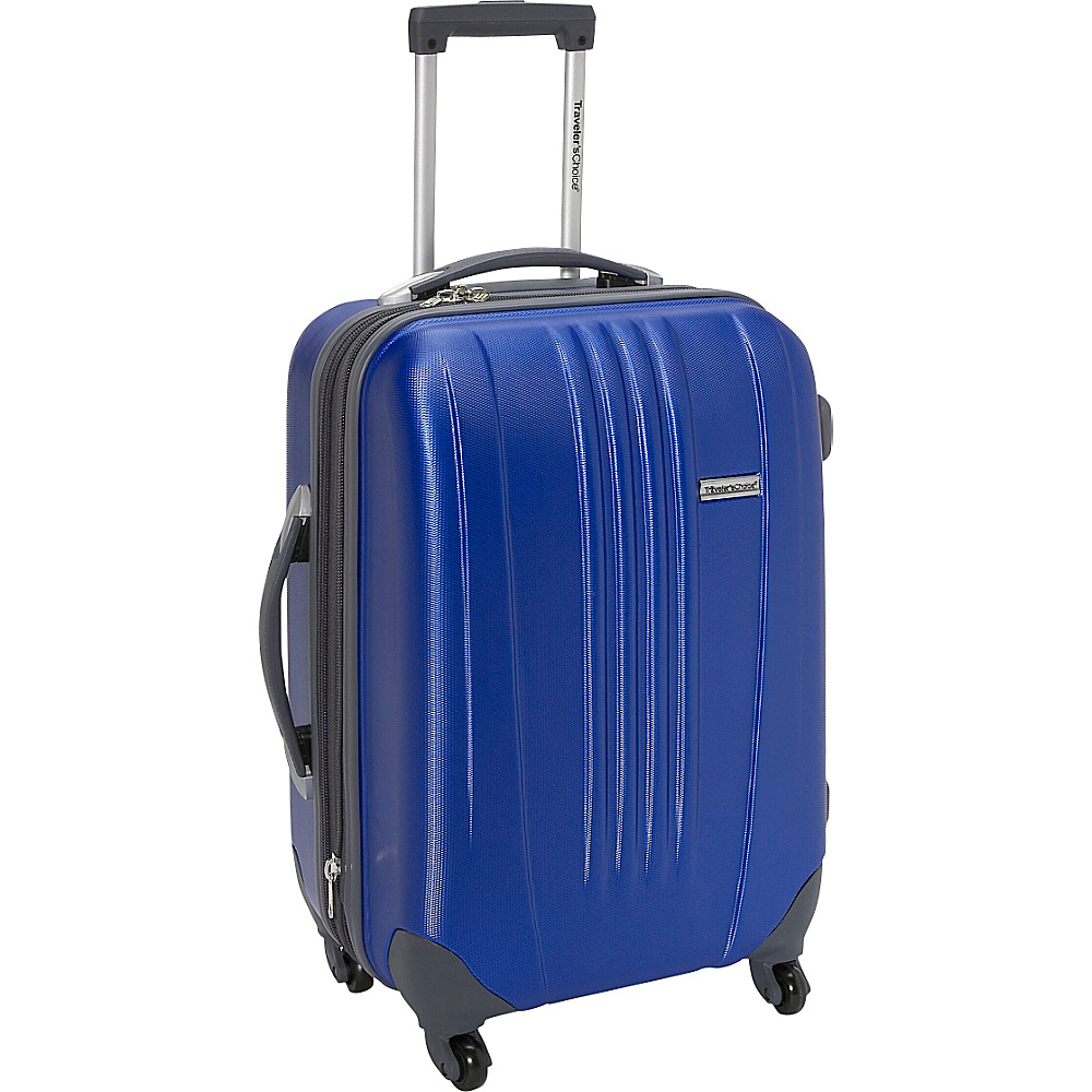 Traveler s Choice Toronto 21 in. Expandable Hardside Spinner Luggage Navy Traveler s Choice Hardside Carry On