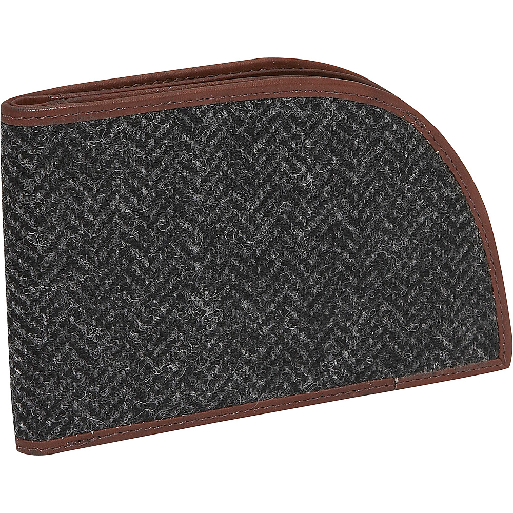 Rogue Wallets RFID Bedford Wallet Gray Tweed Wool
