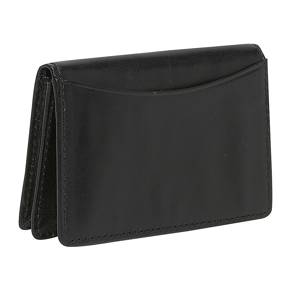 Budd Leather Business Card Case Black