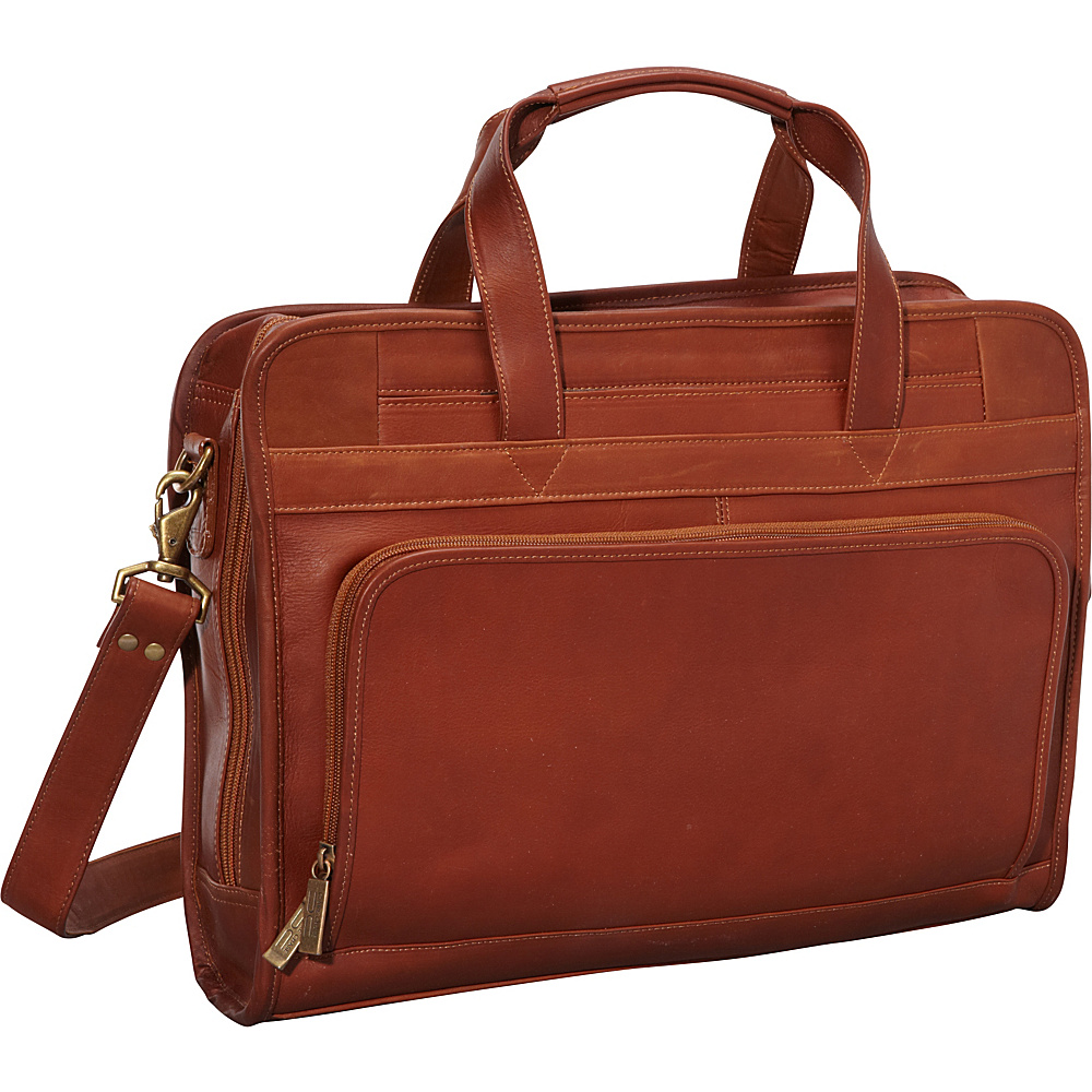 ClaireChase Professional Computer Briefcase Saddle