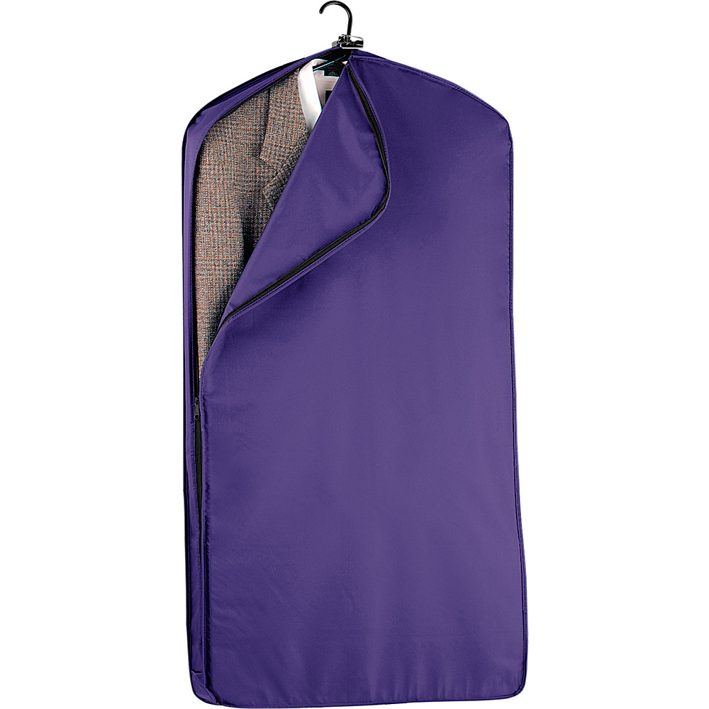 Wally Bags 42 Suit Length Garment Cover Purple Wally Bags Garment Bags