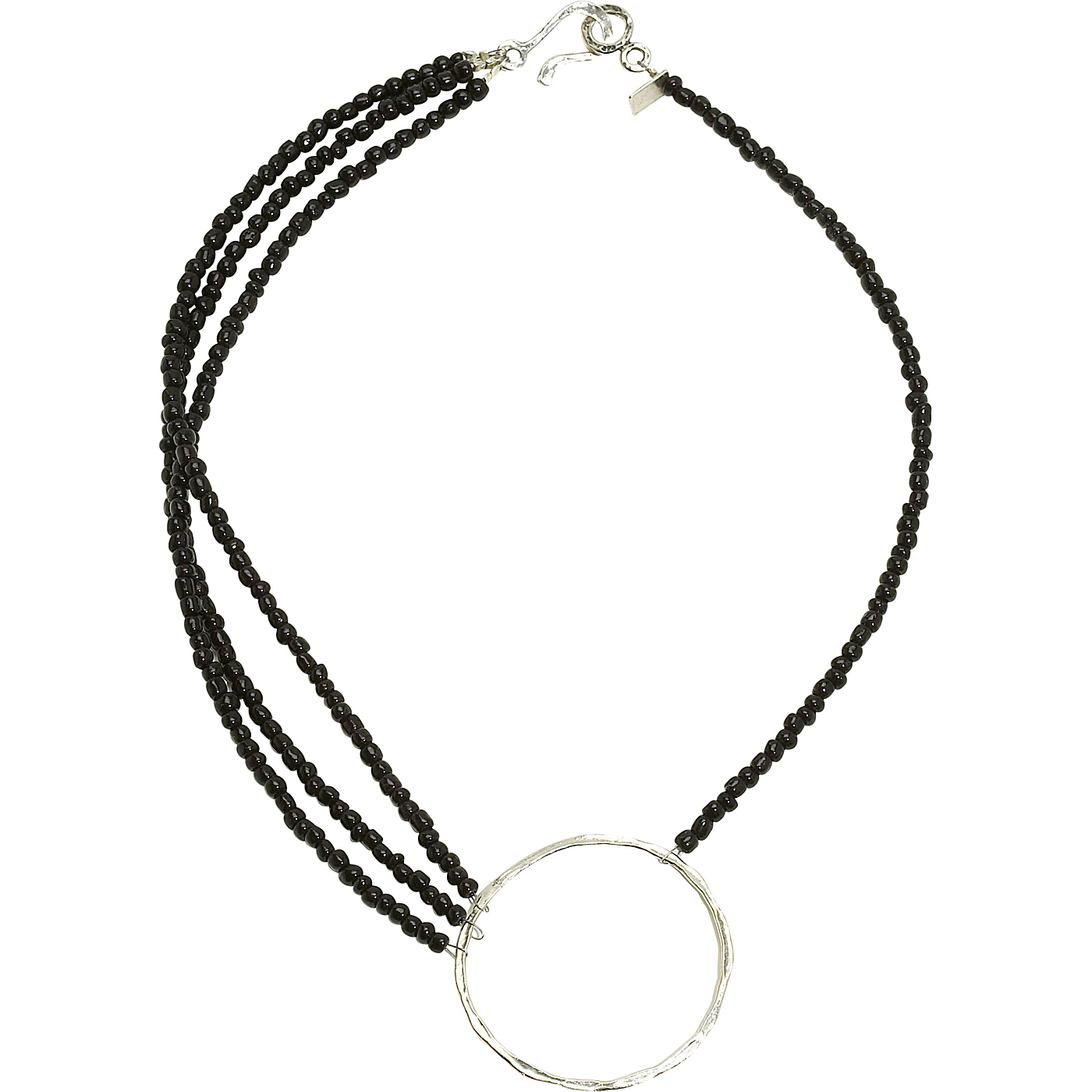 Heather Pullis Designs Short Black Seed Bead Necklace After 20% off $ 